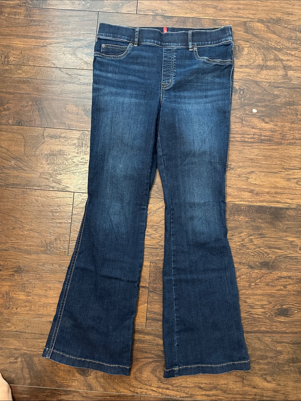 SPANX Dark Blue Flare Jeans
